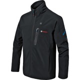 Bosch Professional Heat+Jacket GHJ 12+18V Kit Größe S, Arbeitskleidung schwarz, inkl. Ladeadapter GAA 12V-21, 1x 12-Volt-Akku