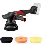 EINHELL Professional Akku-Exzenterpolierer CP-EP 18/125 Li BL-Solo, 18Volt, Poliermaschine rot/schwarz, ohne Akku und Ladegerät