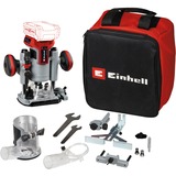 EINHELL Professional Akku-Oberfräse und -Kantenfräse TP-RO 18 Set Li BL - Solo rot, ohne Akku und Ladegerät