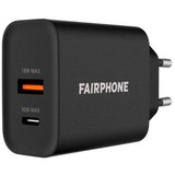 Fairphone Dual-port 30W Charger (EU), Ladegerät schwarz, 30 Watt