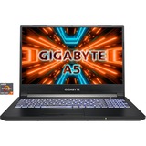 GIGABYTE A5 K1-BDE2150SB, Gaming-Notebook schwarz, Windows 11 Home 64-Bit