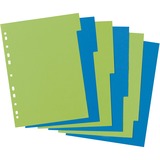 Herlitz Kartonregister A4 6-tlg.2-farb.GREENline, Trennstreifen