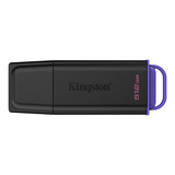 Kingston DataTraveler Exodia 512 GB, USB-Stick schwarz/lila, USB-A 3.2 Gen 1