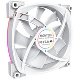 Montech AX140 PWM 140x140x25, Gehäuselüfter weiß, 140 mm