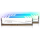 Mushkin DIMM 32 GB DDR5-6000 (2x 16 GB) Dual-Kit, Arbeitsspeicher weiß, MLB5C600AEEM16GX2, Redline Lumina White