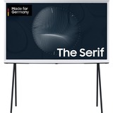 SAMSUNG The Serif GQ-55LS01BG, QLED-Fernseher 138 cm (55 Zoll), weiß/schwarz, UltraHD/4K, SmartTV, WLAN, Bluetooth, HDR10+, FreeSync Premium, 100Hz Panel