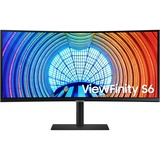 SAMSUNG ViewFinity S6 S34A650UBU, LED-Monitor 86 cm(34 Zoll), schwarz, WQHD, AMD Free-Sync, USB-C, 100Hz Panel