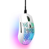 SteelSeries Aerox 3 Snow 2022, Gaming-Maus weiß