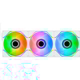 Thermaltake SWAFAN 120 EX INFINITY, Gehäuselüfter weiß, 3er-Pack, 124 mm