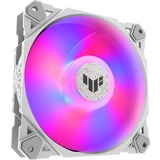 ASUS TUF GAMING TF120 ARGB White, Gehäuselüfter weiß/transparent, 120 mm