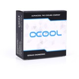 Alphacool Eiszapfen L-Verbinder 45° G1/4 IG auf G1/4 IG - schwarz, Verbindung schwarz