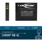 Ansmann A-Can NB 6 L, Kamera-Akku entspricht Canon NB 6 L, Retail