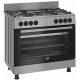 BEKO GM15121DXNS, Herdset edelstahl, 90 cm