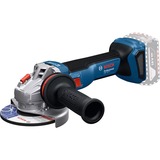 Bosch Professional Akku-Winkelschleifer GWS 18V-11 Professional solo, 18Volt blau, ohne Akku und Ladegerät, in L-BOXX