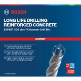 Bosch Professional EXPERT Hammerbohrer SDS-plus-7X, Ø 12mm, 10 Stück Arbeitslänge 100mm