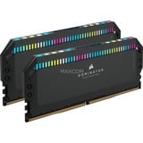 Corsair DIMM 64 GB DDR5-5200 (2x 32 GB) Dual-Kit, Arbeitsspeicher schwarz, CMT64GX5M2B5200C40, Dominator Platinum RGB, INTEL XMP