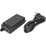 Digitus Gigabit Ethernet PoE+ Injektor, 802.3at 30 W, PoE-Injektor schwarz