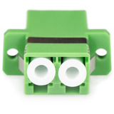 Digitus LWL Kupplung, Duplex, LC/APC > LC/APC Buchse, Single Mode OS2 grün, inkl. Schrauben