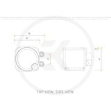 EKWB EK-Nucleus AIO CR240 Lux D-RGB - White, Wasserkühlung weiß