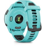 Garmin Forerunner 265, Smartwatch türkis/schwarz, 46 mm, Silikon-Armband