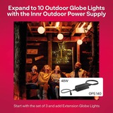 INNR Outdoor Smart Globe Light Colour Extension, LED-Leuchte ersetzt 33 Watt, Erweiterung