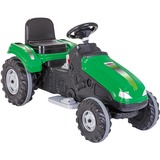 Jamara Ride-on Traktor Big Wheel, Kinderfahrzeug grün/grau, 12 V