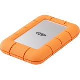 LaCie Rugged Mini SSD 4 TB, Externe SSD orange/silber, USB-C 3.2 Gen 2x2 (20 Gbit/s)