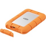 LaCie Rugged Mini SSD 4 TB, Externe SSD orange/silber, USB-C 3.2 Gen 2x2 (20 Gbit/s)