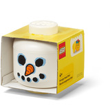 Room Copenhagen LEGO Storage Head "Snowman",  mini, Aufbewahrungsbox weiß