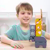 Spin Master Melissa & Doug - Blockables Waldtierfreunde Set, Konstruktionsspielzeug 