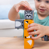 Spin Master Melissa & Doug - Blockables Waldtierfreunde Set, Konstruktionsspielzeug 