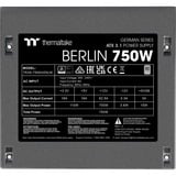 Thermaltake BERLIN 750W ATX3.1, PC-Netzteil schwarz, 1x 12-Pin High Power GPU, 2x PCIe, 750 Watt