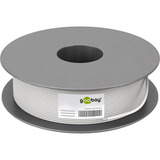goobay Patchkabel CAT6a S/FTP grau, 100 Meter, ohne Stecker