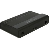 DeLOCK Externer USB 3.2 Gen 2 4 PortHub 10Gbps, USB-Hub schwarz