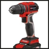 EINHELL Akku-Bohrschrauber TE-CD 18/40 Li BL, 18Volt rot/schwarz, 2x Li-Ion-Akku 2,0Ah, im Koffer