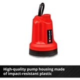 EINHELL Power X-Change Akku-Klarwasserpumpe GE-SP 18 Li-Solo,18Volt, Tauch- / Druckpumpe rot/schwarz, ohne Akku und Ladegerät