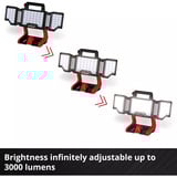 EINHELL Professional Akku-Lampe TP-CL 18/3000 Li - Solo, 18Volt, Baustrahler rot, ohne Akku und Ladegerrät