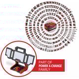 EINHELL Professional Akku-Lampe TP-CL 18/3000 Li - Solo, 18Volt, Baustrahler rot, ohne Akku und Ladegerrät