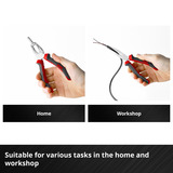 EINHELL Zangenset 3-tlg. 160 / 200 mm, Zangen-Set schwarz/rot, 160 / 200 mm