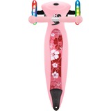 GLOBBER Junior Foldable Fantasy Lights, Scooter rosa, pastellrosa-Flowers