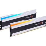 G.Skill DIMM 48 GB DDR5-8200 (2x 24 GB) Dual-Kit, Arbeitsspeicher weiß, F5-8200J4052F24GX2-TZ5RW, Trident Z5 RGB, INTEL XMP