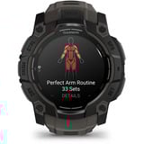 Garmin Instinct 3 - 50 mm, AMOLED, Smartwatch Black, Silikon-Armband