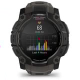 Garmin Instinct 3 - 50 mm, AMOLED, Smartwatch Black, Silikon-Armband