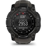 Garmin Instinct 3 - 50 mm, AMOLED, Smartwatch Black, Silikon-Armband