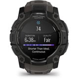 Garmin Instinct 3 - 50 mm, AMOLED, Smartwatch Black, Silikon-Armband