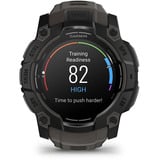 Garmin Instinct 3 - 50 mm, AMOLED, Smartwatch Black, Silikon-Armband