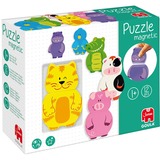 Jumbo Magnetisches Holzpuzzle Tiere