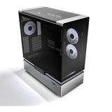 Montech F738 Vision, Tower-Gehäuse silber, Tempered Glass x 2