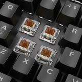 Sharkoon SKILLER SGK20, Gaming-Tastatur schwarz, US-Layout, Huano Brown