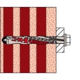 fischer Langschaftdübel DuoXpand 10x120 FUS R hellgrau/rot, 50 Stück